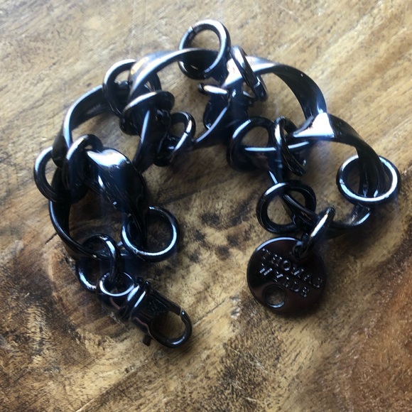 Thomas Wylde Jewelry - Thomas Wylde black metal Large Link bracelet